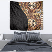 Samoan Siapo Tapestry Tatau Pattern Half Style Retro Mode LT03 - Polynesian Pride