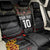 Custom New Zealand Rugby Back Car Seat Cover Black Fern Maori Tribal Pattern LT03