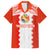 Custom Tonga Rugby Family Matching Off Shoulder Long Sleeve Dress and Hawaiian Shirt Ikale Tahi Ngatu Tribal Pattern LT03