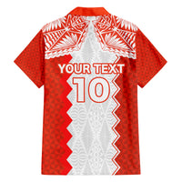 Custom Tonga Rugby Family Matching Tank Maxi Dress and Hawaiian Shirt Ikale Tahi Ngatu Tribal Pattern LT03 - Polynesian Pride