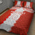 Custom Tonga Rugby Quilt Bed Set Ikale Tahi Ngatu Tribal Pattern