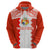 Custom Tonga Rugby Zip Hoodie Ikale Tahi Ngatu Tribal Pattern LT03
