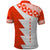 Custom Tonga Rugby Polo Shirt Ikale Tahi Ngatu Tribal Pattern Half Style LT03