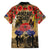 Australia and New Zealand ANZAC Day Hawaiian Shirt Kangaroo and Kiwi Bird Soldier-Honor and Remember Vintage Style