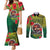 Cook Islands ANDAC Day Couples Matching Mermaid Dress and Long Sleeve Button Shirt Honor and Remember Soliders-Forever in My Thoughts Grunge Style