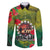 Cook Islands ANDAC Day Family Matching Off The Shoulder Long Sleeve Dress and Hawaiian Shirt Honor and Remember Soliders-Forever in My Thoughts Grunge Style