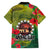 Cook Islands ANDAC Day Family Matching Off Shoulder Maxi Dress and Hawaiian Shirt Honor and Remember Soliders-Forever in My Thoughts Grunge Style
