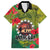 Cook Islands ANDAC Day Family Matching Off Shoulder Short Dress and Hawaiian Shirt Honor and Remember Soliders-Forever in My Thoughts Grunge Style