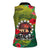 Cook Islands ANDAC Day Women Sleeveless Polo Shirt Honor and Remember Soliders-Forever in My Thoughts Grunge Style