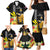 Hawaii King Kamehameha Day Family Matching Mermaid Dress and Hawaiian Shirt Kanaka Maoli Hibiscus Flower and Kakau Pattern