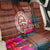 Chamorro Biba Guam Back Car Seat Cover Latte Stone Tribal and Hibiscus Flower Tapa Pattern