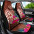 Chamorro Biba Guam Car Seat Cover Latte Stone Tribal and Hibiscus Flower Tapa Pattern