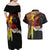 Papua New Guinea Remembrance Day Couples Matching Off Shoulder Maxi Dress and Hawaiian Shirt Bird of Paradise Plumeria Flower and Polynesian Pattern