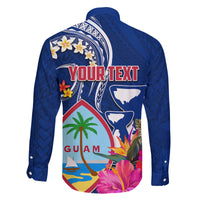 Guam Liberation Family Matching Tank Maxi Dress and Hawaiian Shirt Latte Stone and Guahan Seal Jungle Flower