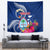 Personalised Guam Liberation Tapestry Latte Stone and Guahan Seal Jungle Flower