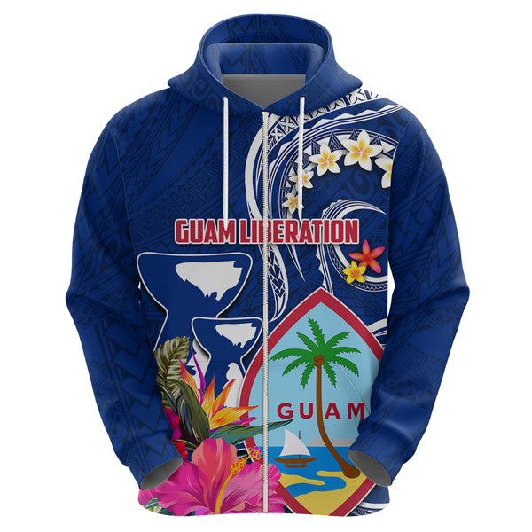 Personalised Guam Baseball Jacket Chamoro Latte Stone Mix Tropical - Blue LT7