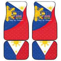 Philippines Independence Day Car Mats Araw ng Kalayaan Polynesian Sun and YAKAN Pattern