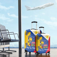 Philippines Independence Day Luggage Cover Araw ng Kalayaan Polynesian Sun and YAKAN Pattern