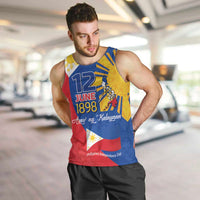 Philippines Independence Day Men Tank Top Araw ng Kalayaan Polynesian Sun and YAKAN Pattern