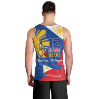 Philippines Independence Day Men Tank Top Araw ng Kalayaan Polynesian Sun and YAKAN Pattern