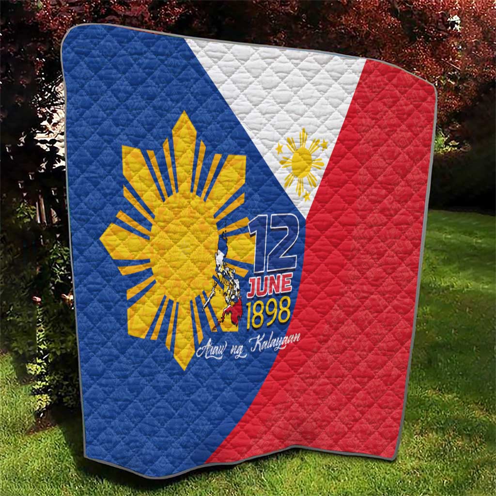 Philippines Independence Day Quilt Araw ng Kalayaan Polynesian Sun and YAKAN Pattern
