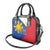 Philippines Independence Day Shoulder Handbag Araw ng Kalayaan Polynesian Sun and YAKAN Pattern