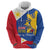 Philippines Independence Day Zip Hoodie Araw ng Kalayaan Polynesian Sun and YAKAN Pattern