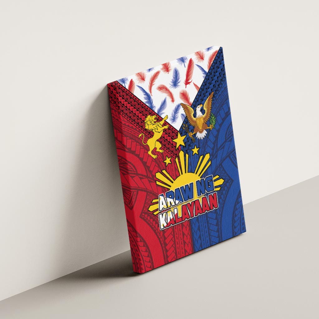 Philippines Independence Day 126th Anniversary Canvas Wall Art Polynesian Pattern National Flag Style