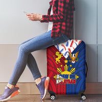 Philippines Independence Day 126th Anniversary Luggage Cover Polynesian Pattern National Flag Style LT03 - Polynesian Pride