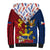 Philippines Independence Day 126th Anniversary Sherpa Hoodie Polynesian Pattern National Flag Style