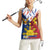 Philippines Independence Day 126th Anniversary Women Sleeveless Polo Shirt Polynesian Pattern National Flag Style