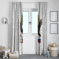 Philippines Eagle Week Window Curtain Polynesian Pattern Barong Style LT03 - Polynesian Pride