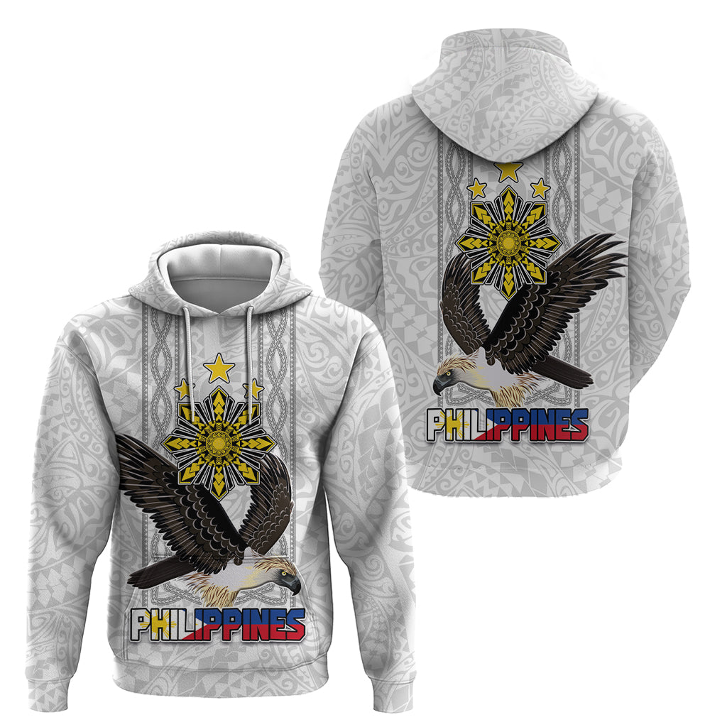 Philippines Eagle Week Zip Hoodie Polynesian Pattern Barong Style LT03 - Polynesian Pride