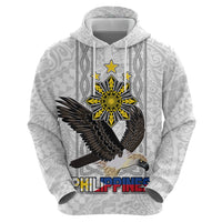 Philippines Eagle Week Zip Hoodie Polynesian Pattern Barong Style LT03 - Polynesian Pride