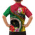 Vanuatu Tribal Boar Tusk Family Matching Summer Maxi Dress and Hawaiian Shirt Tropical Plants with Namele and Melanesian Pattern
