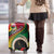 Vanuatu Tribal Boar Tusk Luggage Cover Tropical Plants with Namele and Melanesian Pattern