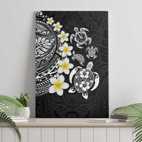 Hawaiian Plumeria Turtles Canvas Wall Art Polynesian Art Tattoo