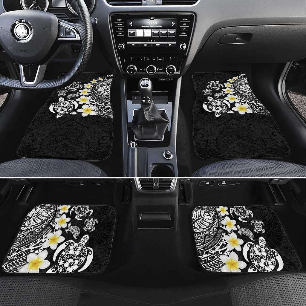 Hawaiian Plumeria Turtles Car Mats Polynesian Art Tattoo