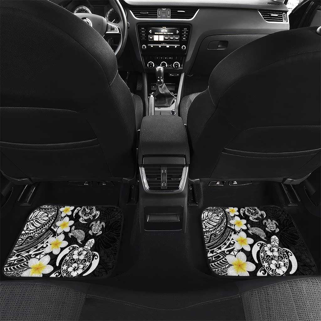 Hawaiian Plumeria Turtles Car Mats Polynesian Art Tattoo