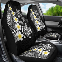 Hawaiian Plumeria Turtles Car Seat Cover Polynesian Art Tattoo