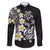 Hawaiian Plumeria Turtles Family Matching Puletasi and Hawaiian Shirt Polynesian Art Tattoo