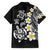 Hawaiian Plumeria Turtles Family Matching Tank Maxi Dress and Hawaiian Shirt Polynesian Art Tattoo
