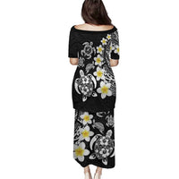 Hawaiian Plumeria Turtles Puletasi Polynesian Art Tattoo