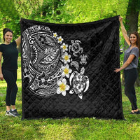 Hawaiian Plumeria Turtles Quilt Polynesian Art Tattoo