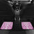 Samoan Art Tattoo Polynesian Pattern Car Mats Pink Out Color