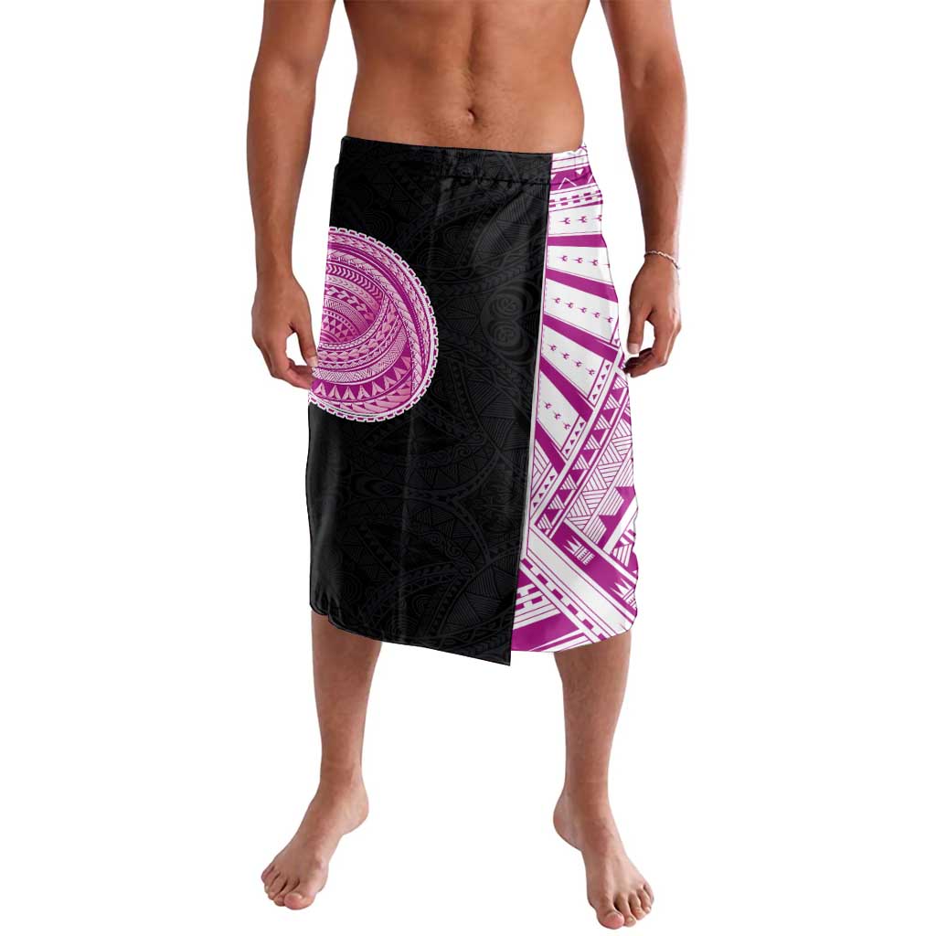 Samoan Art Tattoo Polynesian Pattern Lavalava Pink Out Color