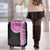 Samoan Art Tattoo Polynesian Pattern Luggage Cover Pink Out Color