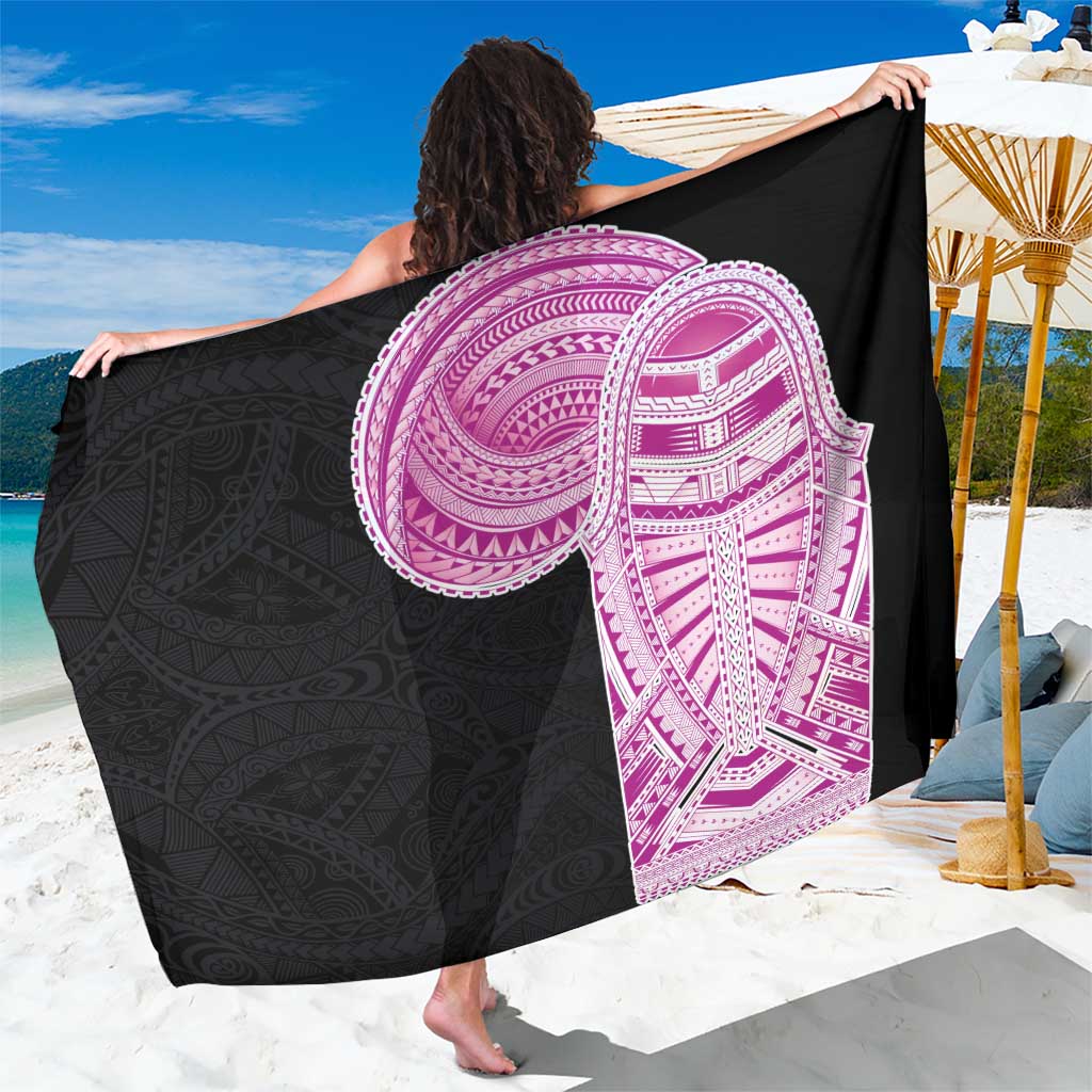 Samoan Art Tattoo Polynesian Pattern Sarong Pink Out Color