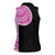 Samoan Art Tattoo Polynesian Pattern Women Sleeveless Polo Shirt Pink Out Color