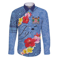 Bula Fiji Hibiscus and Plumeria Flowers Family Matching Tank Maxi Dress and Hawaiian Shirt Tapa Tattoo Polynesian Pattern